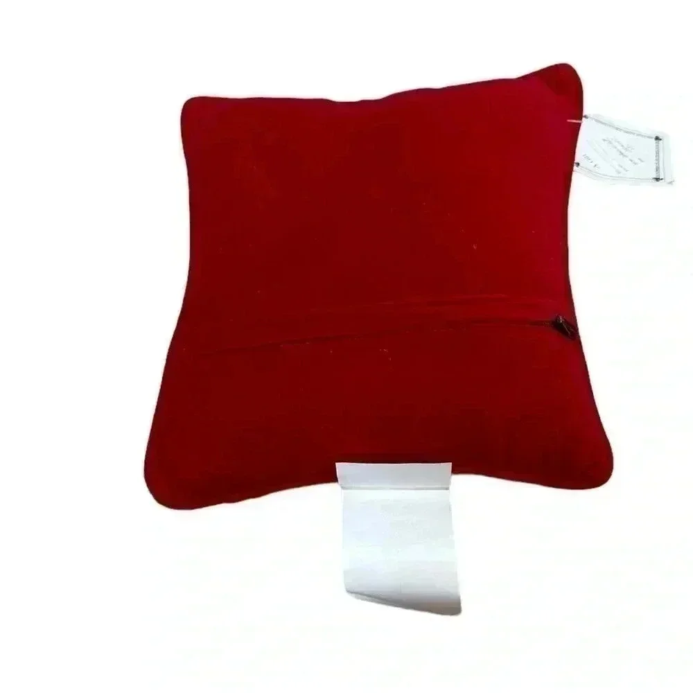 Nutcracker Needlepoint Small Decorative Pillow